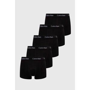 Boxerky Calvin Klein Underwear 5-pack pánské, černá barva, 000NB2734A