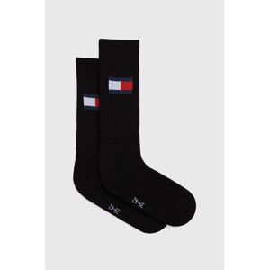 Ponožky Tommy Jeans 2-pack černá barva