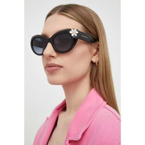 Sluneční brýle Carolina Herrera dámské, černá barva, HER 0215/S
