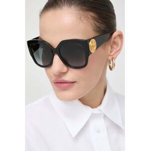Sluneční brýle Gucci dámské, černá barva, GG1407S