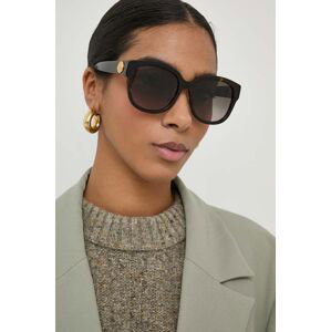 Sluneční brýle Gucci dámské, hnědá barva, GG1409SK