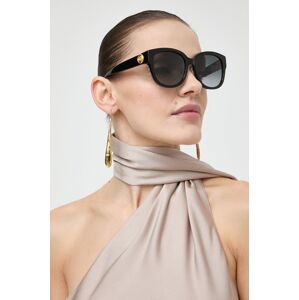 Sluneční brýle Gucci dámské, černá barva, GG1409SK
