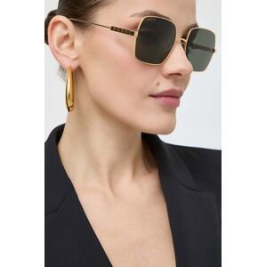Sluneční brýle Gucci dámské, zlatá barva, GG1434S