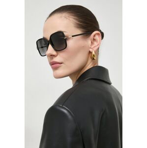Sluneční brýle Gucci dámské, černá barva, GG1449S