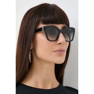Sluneční brýle Furla dámské, černá barva, SFU708_540700