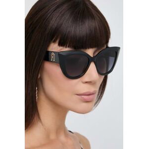Sluneční brýle Furla dámské, černá barva, SFU711_530700