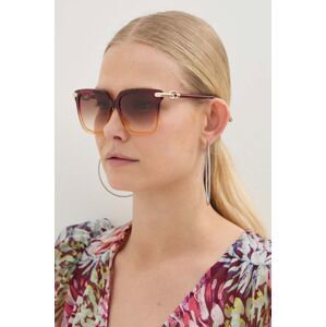 Sluneční brýle Furla dámské, růžová barva, SFU713_5302AS