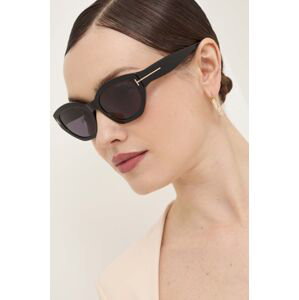 Sluneční brýle Tom Ford dámské, černá barva, FT1086_5501A