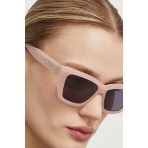 Sluneční brýle AllSaints dámské, růžová barva, ALS501127356