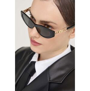 Sluneční brýle Versace dámské, černá barva, 0VE4470B