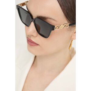 Sluneční brýle Versace dámské, černá barva, 0VE4471B