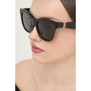 Sluneční brýle Burberry dámské, černá barva, 0BE4418