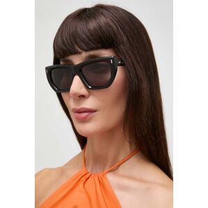 Sluneční brýle Gucci dámské, černá barva, GG1520S