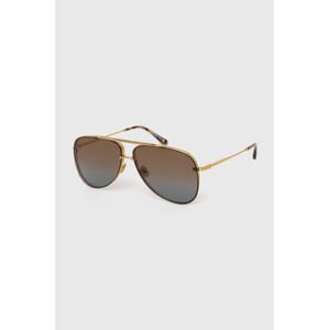 Sluneční brýle Tom Ford pánské, zlatá barva, FT1071_6230F