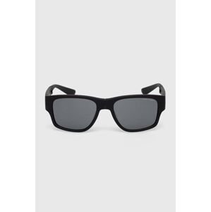 Sluneční brýle Armani Exchange pánské, černá barva, 0AX4141SU