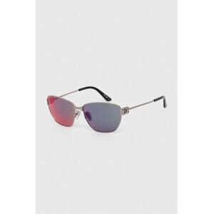 Sluneční brýle Balenciaga fialová barva, BB0337SK