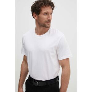 Bavlněné tričko BOSS 2-pack bílá barva, 50475294