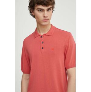Polo tričko G-Star Raw růžová barva, D24663-D618