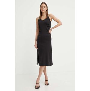 Bavlněné šaty G-Star Raw černá barva, mini, D24573-B771