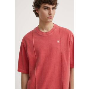 Bavlněné tričko G-Star Raw růžová barva, D24631-C756