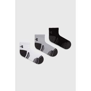 Ponožky Under Armour 3-pack pánské, šedá barva, 1379510