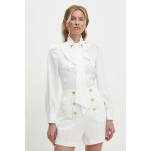 Košile Answear Lab dámská, bílá barva, regular, se stojáčkem