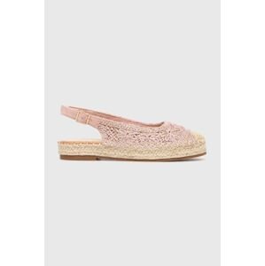 Espadrilky Answear Lab růžová barva