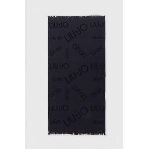 Bavlněný ručník Liu Jo černá barva