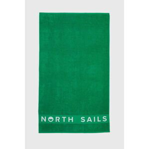 Bavlněný ručník North Sails 98 x 172 cm zelená barva, 623267