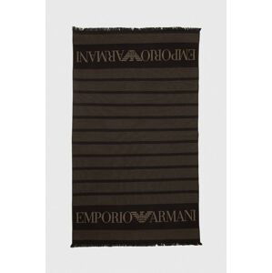 Ručník Emporio Armani Underwear černá barva