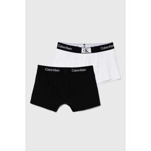 Dětské boxerky Calvin Klein Underwear 2-pack černá barva