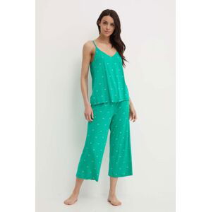 Pyžamo Dkny zelená barva, YI90010