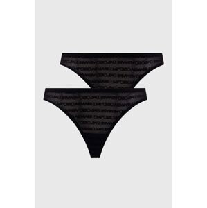 Kalhotky Emporio Armani Underwear 2-pack černá barva