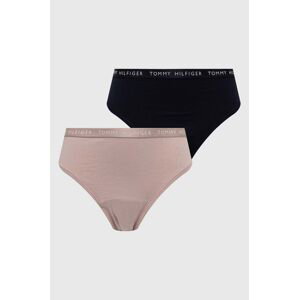 Menstruační kalhotky Tommy Hilfiger 2-pack béžová barva, UW0UW05221