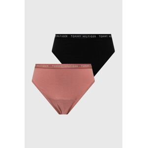 Menstruační kalhotky Tommy Hilfiger 2-pack růžová barva, UW0UW05221