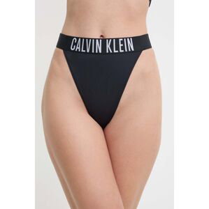 Koupací kalhotky Calvin Klein černá barva, KW0KW02579