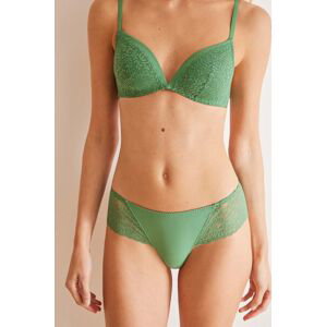 Kalhotky brazilky women'secret SPRING HELANKAS zelená barva, 4987307