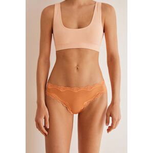 Kalhotky brazilky women'secret SECOND ROUND oranžová barva, 877612