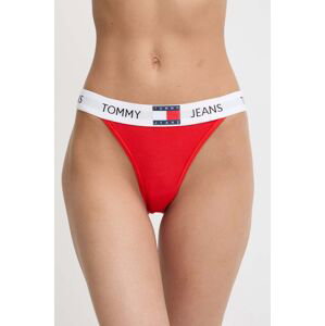Kalhotky Tommy Jeans červená barva, UW0UW05161