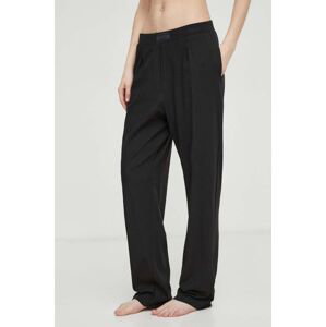 Pyžamové kalhoty Calvin Klein Underwear dámské, černá barva, 000QS7124E