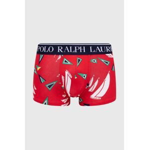 Boxerky Polo Ralph Lauren pánské, červená barva, 714931783