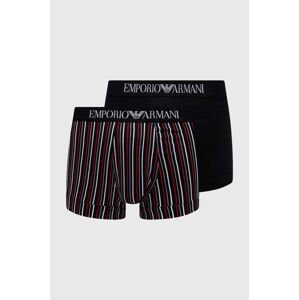 Boxerky Emporio Armani Underwear 2-pack pánské, červená barva