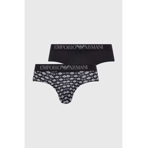 Spodní prádlo Emporio Armani Underwear 2-pack pánské, černá barva, 111733 4R504