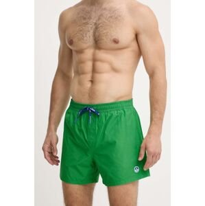 Plavkové šortky North Sails zelená barva, 673711