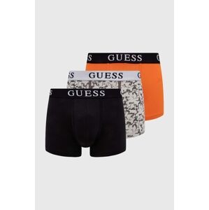 Boxerky Guess JOE 3-pack pánské, černá barva, U4GG15 K6YW0