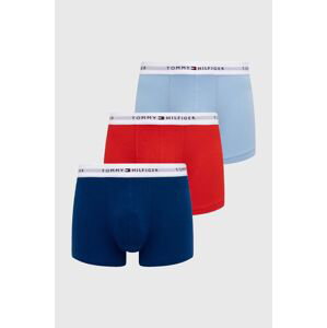 Boxerky Tommy Hilfiger 3-pack pánské, bílá barva, UM0UM02761