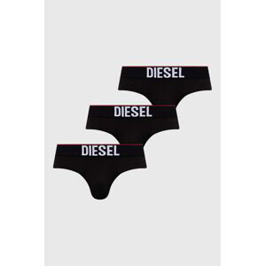 Spodní prádlo Diesel UMBR-ANDRETHREE PACK 3-pack pánské, černá barva, 00SH05.0AMAH
