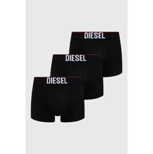 Boxerky Diesel UMBX-DAMIEN-THREE PACK BOXERS 3-pack pánské, černá barva, 00ST3V.0AMAH