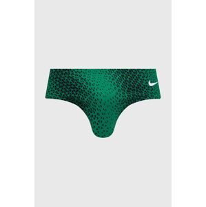 Plavky Nike zelená barva