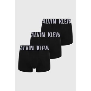 Boxerky Calvin Klein Underwear 3-pack pánské, černá barva, 000NB3608A